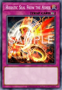Hieratic Seal From the Ashes, Yu-Gi-Oh! card, TRAP