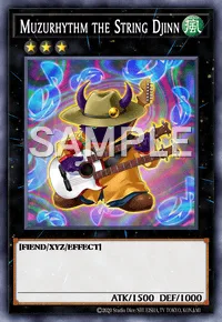 Muzurhythm the String Djinn, Yu-Gi-Oh! card, WIND