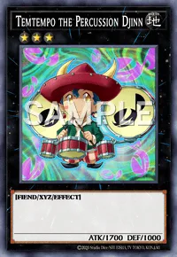 Temtempo the Percussion Djinn, Yu-Gi-Oh! card, EARTH
