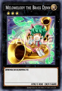 Melomelody the Brass Djinn, Yu-Gi-Oh! card, LIGHT