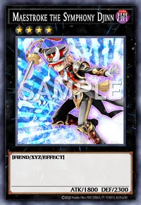 Maestroke the Symphony Djinn, Yu-Gi-Oh! card, DARK