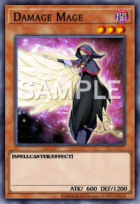 Damage Mage, Yu-Gi-Oh! card, DARK