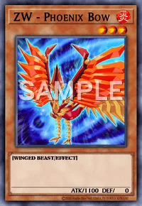 ZW - Phoenix Bow, Yu-Gi-Oh! card, FIRE