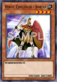 Heroic Challenger - Spartan, Yu-Gi-Oh! card, EARTH