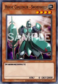 Heroic Challenger - Swordshield, Yu-Gi-Oh! card, EARTH
