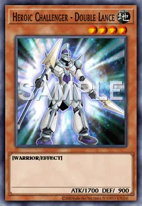 Heroic Challenger - Double Lance, Yu-Gi-Oh! card, EARTH