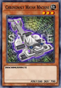 Chronomaly Mayan Machine, Yu-Gi-Oh! card, EARTH