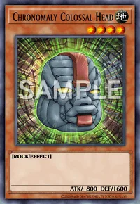 Chronomaly Colossal Head, Yu-Gi-Oh! card, EARTH