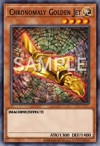 Chronomaly Golden Jet, Yu-Gi-Oh! card, LIGHT