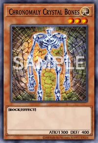 Chronomaly Crystal Bones, Yu-Gi-Oh! card, LIGHT