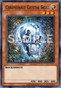 Chronomaly Crystal Skull, Yu-Gi-Oh! card, LIGHT