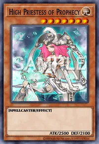 High Priestess of Prophecy, Yu-Gi-Oh! card, LIGHT