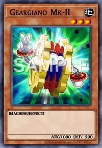 Geargiano Mk-II, Yu-Gi-Oh! card, EARTH