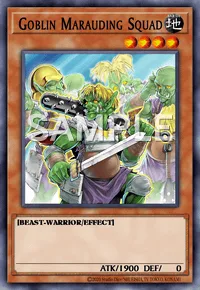 Goblin Marauding Squad, Yu-Gi-Oh! card, EARTH