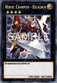 Heroic Champion - Excalibur, Yu-Gi-Oh! card, LIGHT
