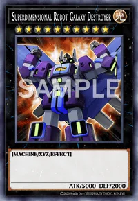 Superdimensional Robot Galaxy Destroyer, Yu-Gi-Oh! card, LIGHT