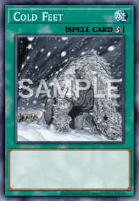 Cold Feet, Yu-Gi-Oh! card, SPELL