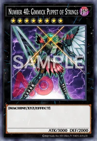 Number 40: Gimmick Puppet of Strings, Yu-Gi-Oh! card, DARK