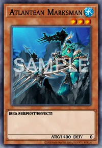 Atlantean Marksman, Yu-Gi-Oh! card, WATER