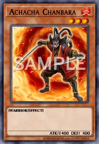 Achacha Chanbara, Yu-Gi-Oh! card, FIRE