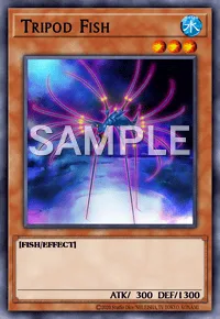 Tripod Fish, Yu-Gi-Oh! card, WATER
