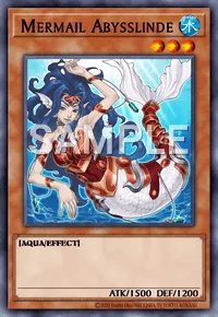 Mermail Abysslinde, Yu-Gi-Oh! card, WATER