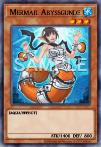 Mermail Abyssgunde, Yu-Gi-Oh! card, WATER