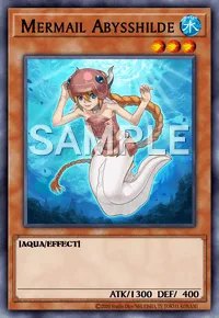 Mermail Abysshilde, Yu-Gi-Oh! card, WATER