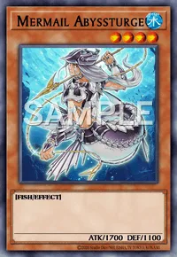 Mermail Abyssturge, Yu-Gi-Oh! card, WATER