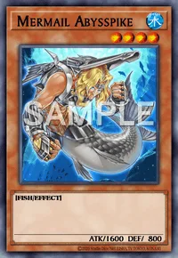 Mermail Abysspike, Yu-Gi-Oh! card, WATER