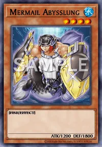 Mermail Abysslung, Yu-Gi-Oh! card, WATER
