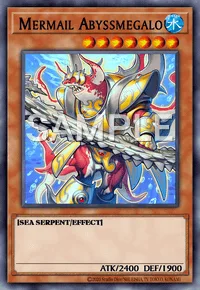 Mermail Abyssmegalo, Yu-Gi-Oh! card, WATER