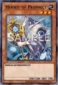 Hermit of Prophecy, Yu-Gi-Oh! card, EARTH