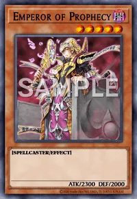 Emperor of Prophecy, Yu-Gi-Oh! card, DARK