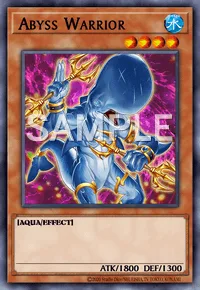 Abyss Warrior, Yu-Gi-Oh! card, WATER