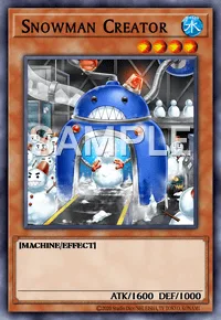 Snowman Creator, Yu-Gi-Oh! card, WATER