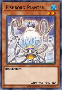Fishborg Planter, Yu-Gi-Oh! card, WATER