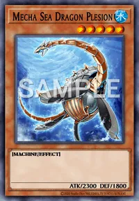 Mecha Sea Dragon Plesion, Yu-Gi-Oh! card, WATER