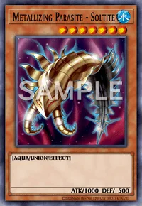 Metallizing Parasite - Soltite, Yu-Gi-Oh! card, WATER