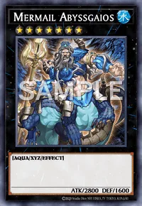 Mermail Abyssgaios, Yu-Gi-Oh! card, WATER