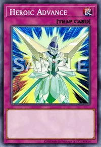 Heroic Advance, Yu-Gi-Oh! card, TRAP
