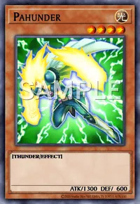 Pahunder, Yu-Gi-Oh! card, LIGHT