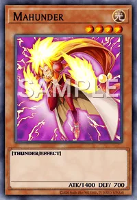 Mahunder, Yu-Gi-Oh! card, LIGHT