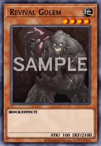 Revival Golem, Yu-Gi-Oh! card, EARTH