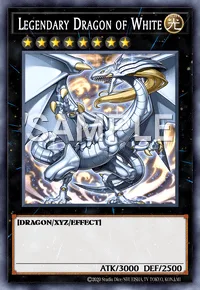 Legendary Dragon of White, Yu-Gi-Oh! card, LIGHT