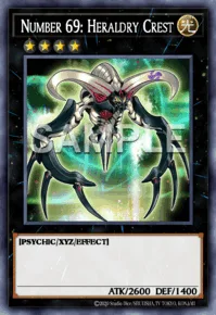 Number 69: Heraldry Crest, Yu-Gi-Oh! card, LIGHT
