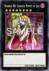 Number 88: Gimmick Puppet of Leo, Yu-Gi-Oh! card, DARK