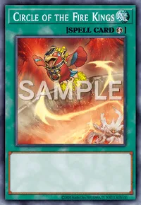 Circle of the Fire Kings, Yu-Gi-Oh! card, SPELL