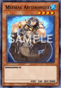 Mermail Abyssmander, Yu-Gi-Oh! card, WATER