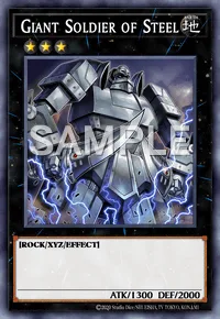 Giant Soldier of Steel, Yu-Gi-Oh! card, EARTH